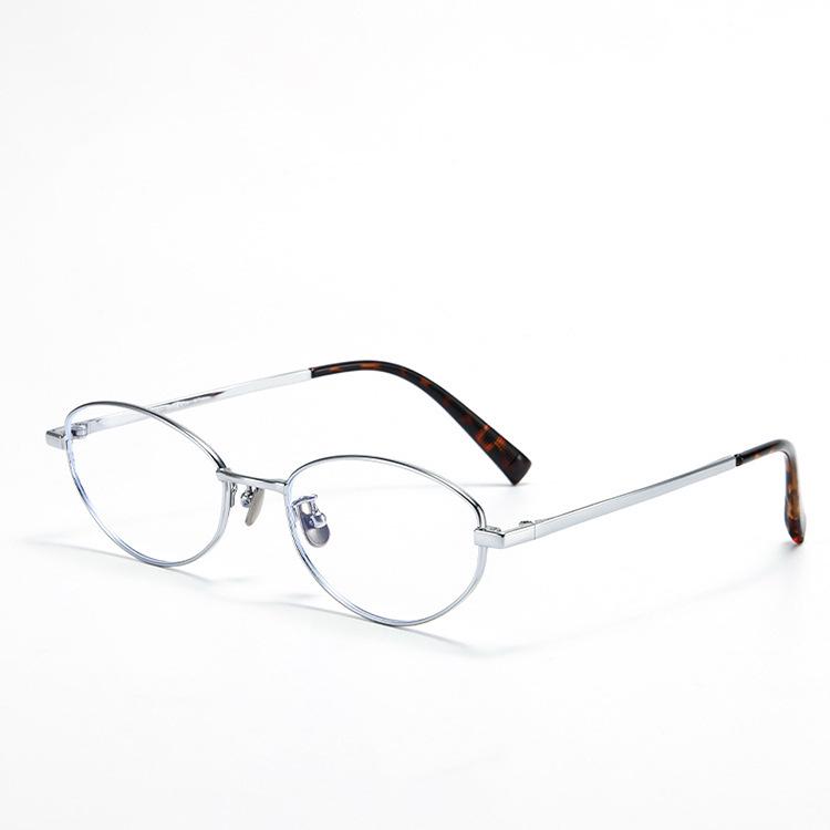 Ultralight Titanium Cat Eye Retro Geek Women's Blue Light Eyeglass Frame
