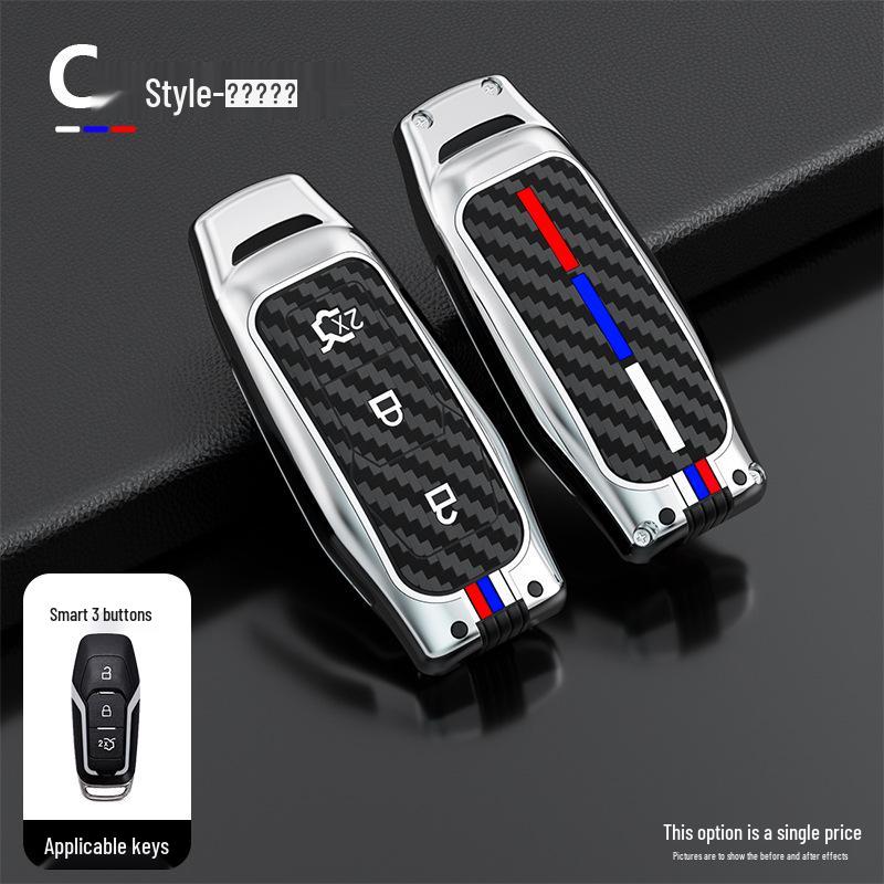 

Compatible Key Case for Ford Edge 15/16/17/21, Mondeo, Everest, Plus Models OPP Bag