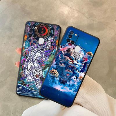 Fashion Chinese Tiger Dragon Case For Samsung Galaxy A50 A02 A01 A02s A10 A03s A04s A03 Core A04 A20e A40 A70 A54 A34 Cover