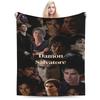 Стильное одеяло Damon Salvatore Ультрамягкий бархат Уютное плед Машинная стирка