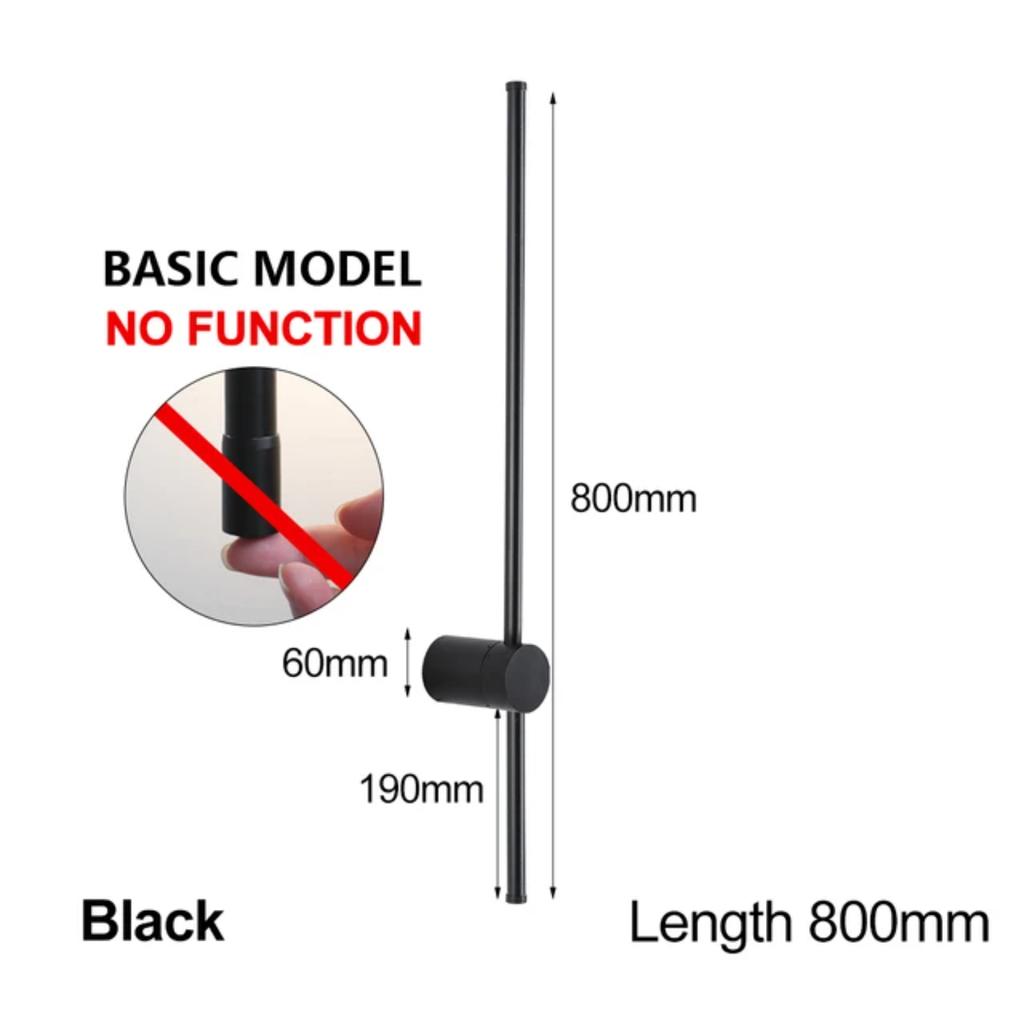 New Modern LED Wall Light 100cm/120cm Sconce Interior Bedroom Black White