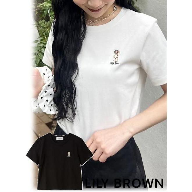 (10% OFF & 300 yen OFF for a limited time) Lily Brown / Lily Bear Compact T-shirt 26 Spring/Summer. LWCT262050