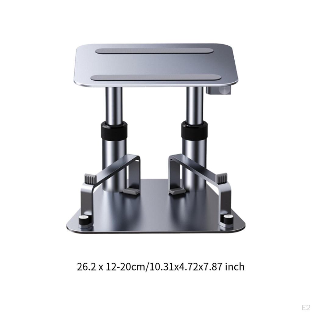 Laptop Riser Holder Support AntiSlip Metal Bracket Aluminum Alloy Height Adjustable Notebook