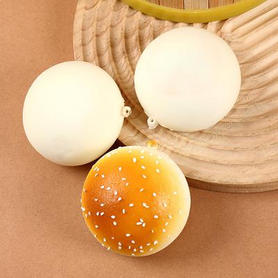 Simulation Steamed Bun Toy Stress Relief Dumpling Squeeze Sensory Fidget Toy Stretchy Decompression Dough Ball Desk Toy