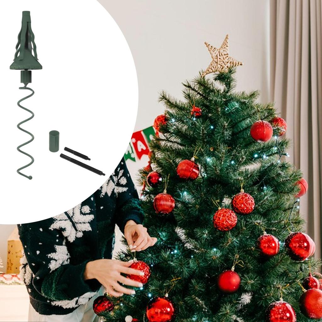 Christmas Decorations Iron Tree Topper Holder Adjustable Support Stand Easy Install for Christmas Trees