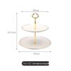 Two-Tier Ceramic Star Design Cake Stand