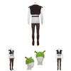 Shrek Themed Cosplay Suit With Retro Style Polyester For Halloween Role Play