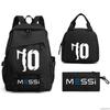 Football Printed Student Backpack Multifunctional Usb Interface Large Capacity Leisure Travel Backpack