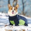 Winter-Overall für Hunde Rückenreißverschluss Warmes Fleece Hunde-Jumpsuit Verstellbar Winddicht Hundekleidung Haustiermantel für männliche weibliche Hunde