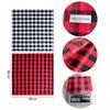 6pcs Rustic Buffalo Plaid Cotton Cloth Napkins Holiday Gingham Dinner Napkins for Christmas Thanksgiving Table Decoration