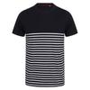 Front Row Adults Unisex Breton Striped T-Shirt