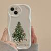 Christmas Tree for Apple 16PROMAX Mobile Phone Case Iphone12/13 Cream Pattern 14pro/15/11 Girl