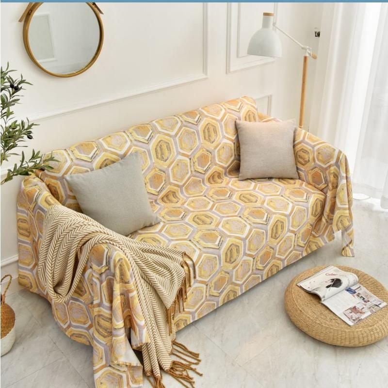 Bilderrahmen Sofakissen Vier Jahreszeiten Universal Sofatuch Universalbezug Sofatuch Vollbezogene rutschfeste Sitzkissen Verdickt