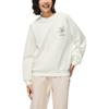 Li Ning China Culture Collection Letter Print Crew Neck Pullover Casual Versatile Fleece Lined Long Sleeved Sweatshirt AWDT762-4