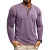 Men S Long Sleeve Henley T Shirt Casual Top