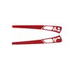 Red Carbon Fiber Interior Front Door Panel Cover Trim For Mercedes-Benz W203