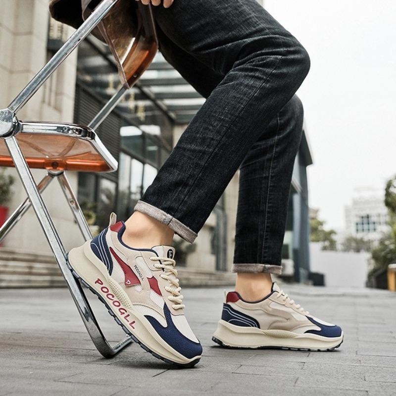 Fashion Summer Trend Comfortable Sneakers for Men Outdoor Breathable Wear-resistant Casual Mesh Sports Shoes Non Slip Mens Running Shoes