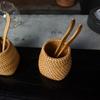 Cosmetic Holder Hand Woven Pen Holder Stationery Storage Stationery Container  Tableware Holder
