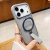 Magnetic Phone Case with Stand for IPhone 17 Air 16 14 15 13 Pro Max 12 Cases Protective Apple Cover with Soft Silicone Ring
