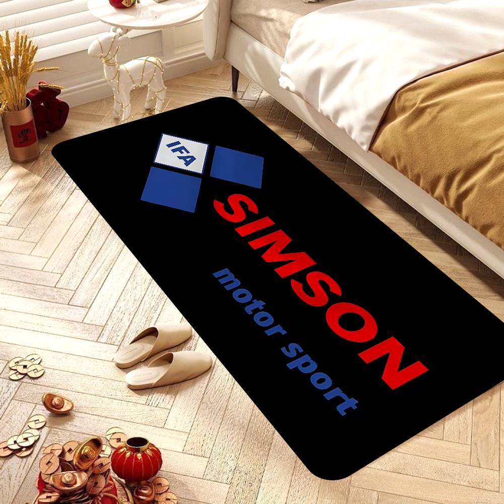 S-SimsonS LOGO Bath Mat Kids Room Bedroom Decoration Balcony Anti-Slip Doormat Living Room Alfombra