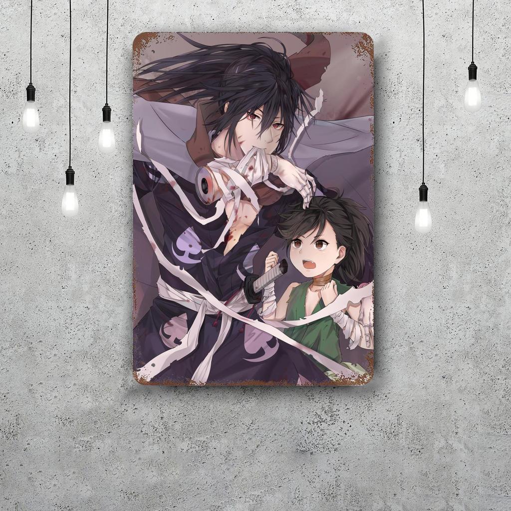 hyakkimaru anime Vintage Metal Tin Signs Posters Decor Retro Metal Plaque Wall Art Decor for Garage Bar