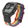 Digital Chronograph Watch Luminous Waterproof Multi Function Retro Style Square Electronic Watch 6 Colors