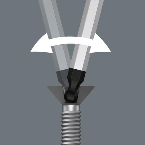 Wera 3950 Stainless Steel Hex Key, 4.0mm x 137mm, 022704