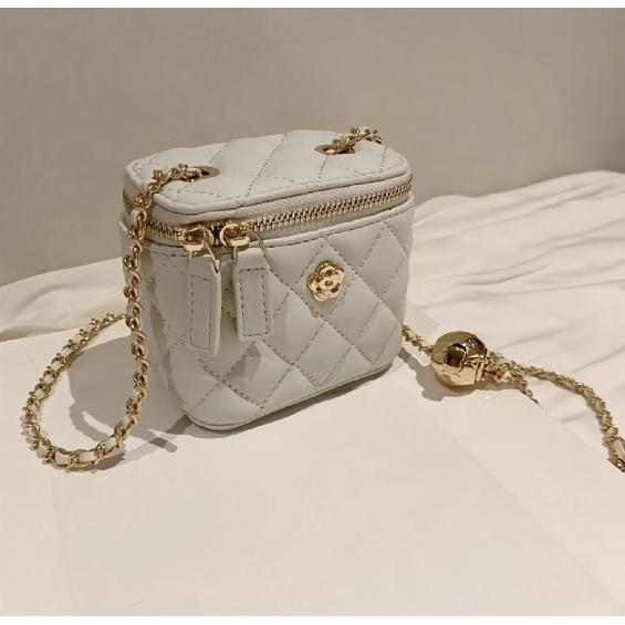 Cross-Border Hot-Selling Secret Garden Camellia Diamond Chain Box Small Bag for Women Summer Mini Shoulder Crossbody Bag