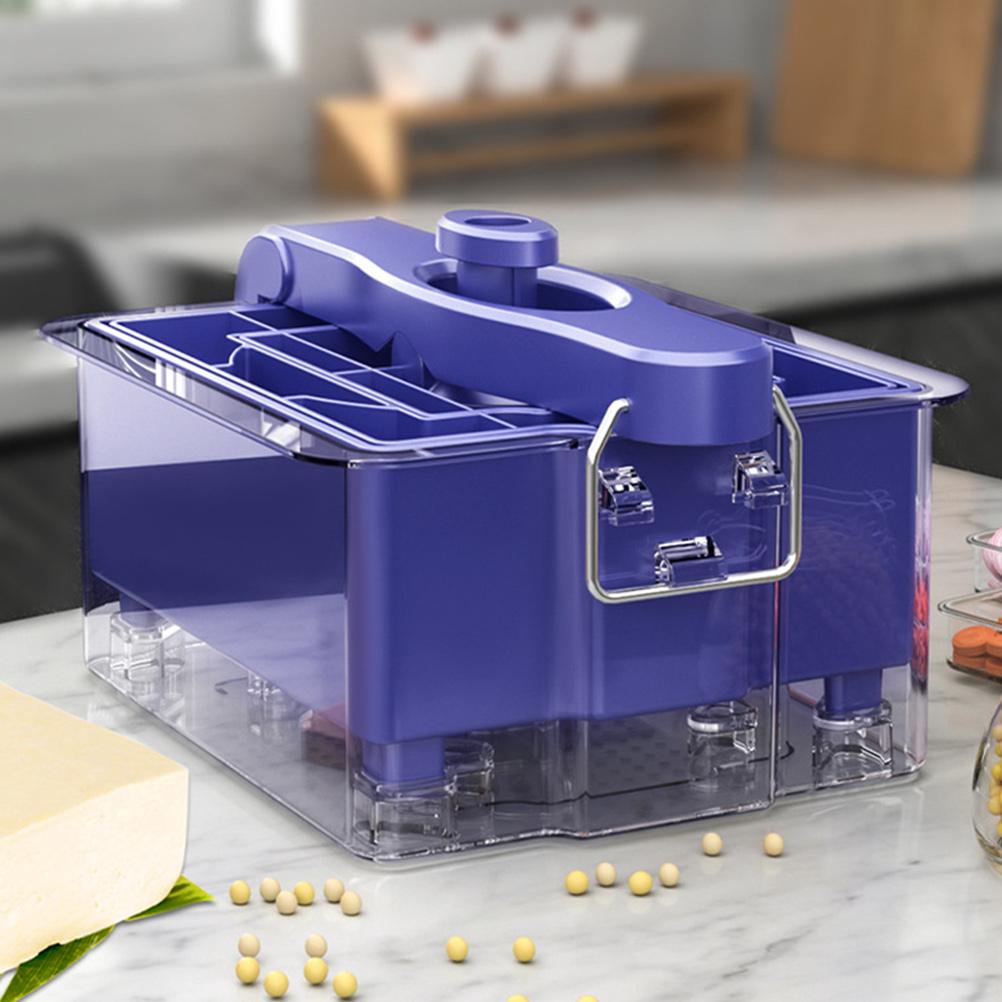 Tofu Mold Making Tool Sturdy Soybean Pressing Household Blue Convenient Home Presser