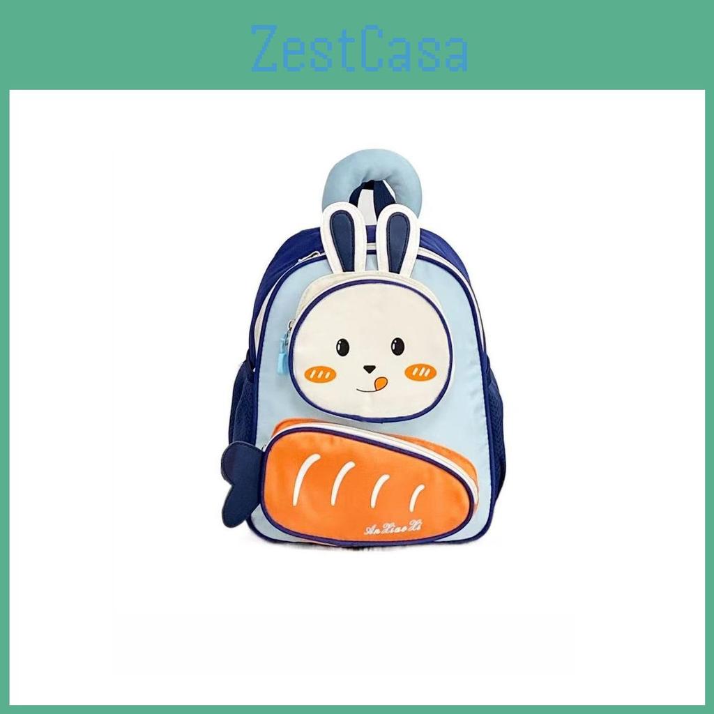 Backpack Childrens With Cartoon Rabbit And Carrot Design For Daily Kindergarten
