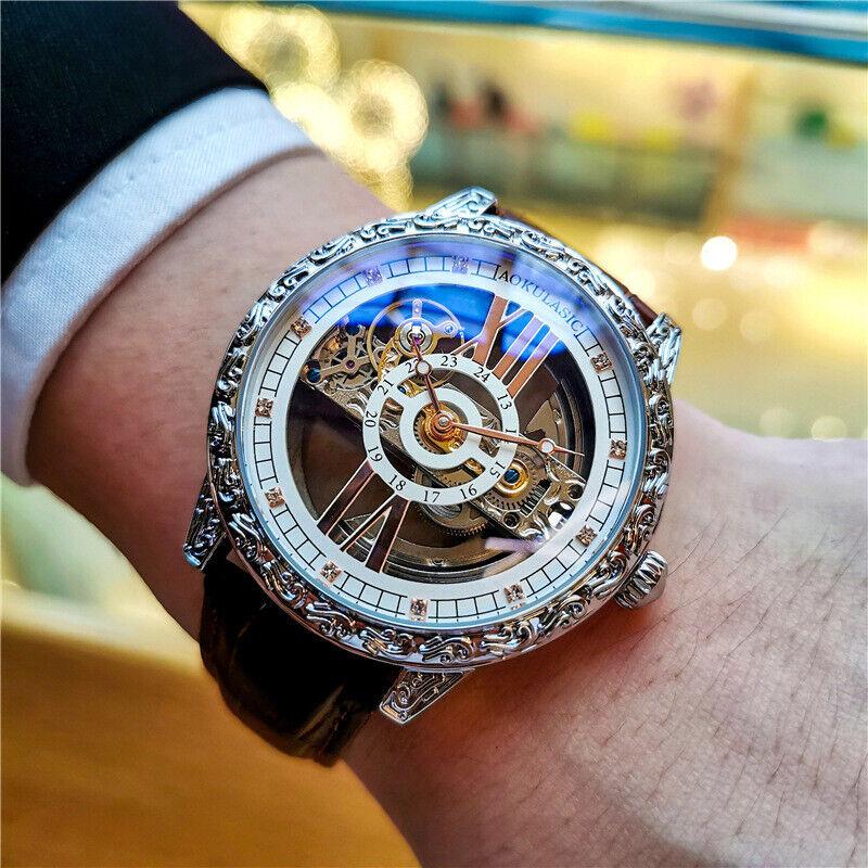 Herren Automatische Mechanische Uhr High-End Schön Leuchtend Wasserdichte Uhr