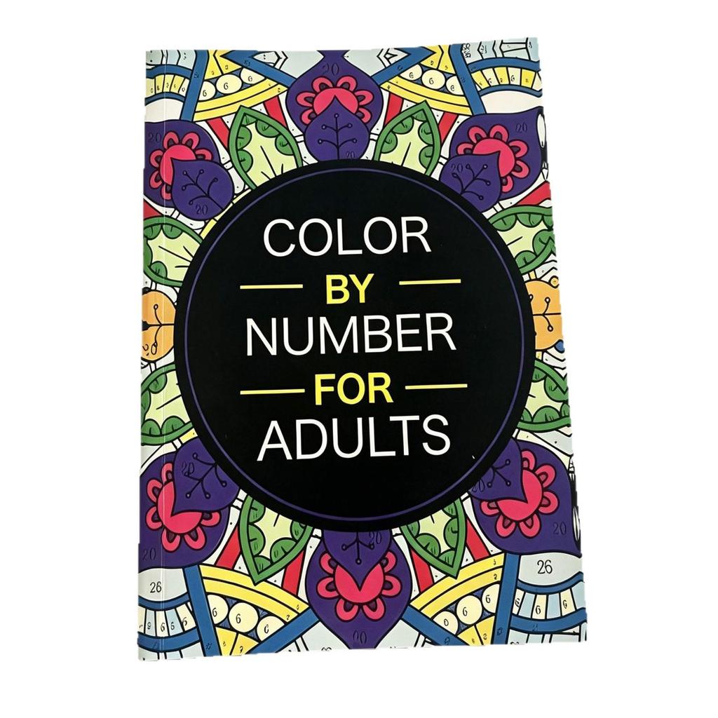 Adult Color By Number: Stress Relief & Creative Digital Coloring Book