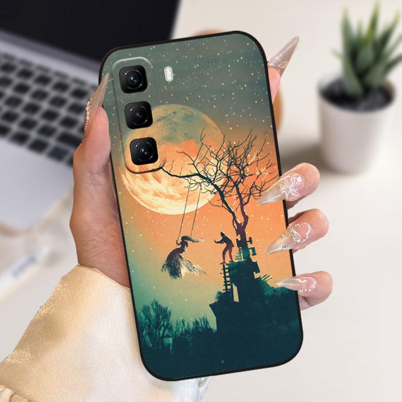 For Infinix Hot60 Pro X6885 4G Phone Case Stylish Animals Pattern Soft Silicon TPU Back Cover For Infinix Hot 60 Pro 60Pro Funda