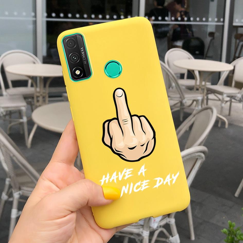 For Funda Huawei P Smart 2020 Case Coque Popular Lavender Flower Phone Case For Huawei P Smart 2020 6.21" Soft Shockproof Bumper