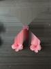Gradient Plumeria Claw Clip Set: 18-Piece Floral Hair Accessories