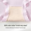 Topguagua Women's Cotton Antibacterial Mid-Waist Briefs (4-Pack)