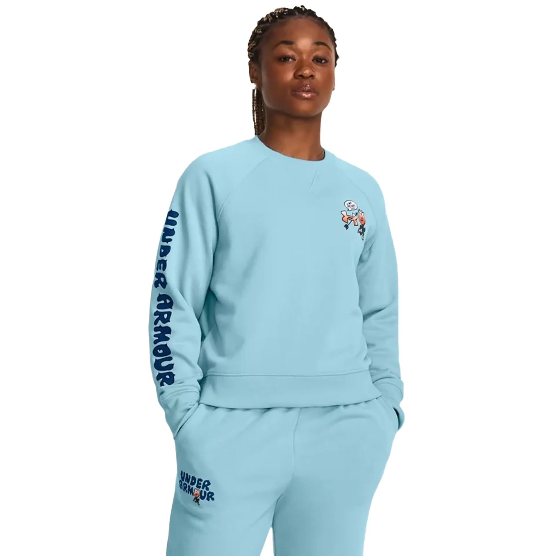 UA HWT Terry Crew Blizzard Varsity Blue MD [Under Armour]