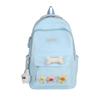 Large Capacity Schoolbag Female Simple Joker Japanese Ins Wind Campus Solid Color Backpack