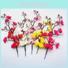 Blossom Simulated Plum Artificial Green Plants Used For Indoor Decoration