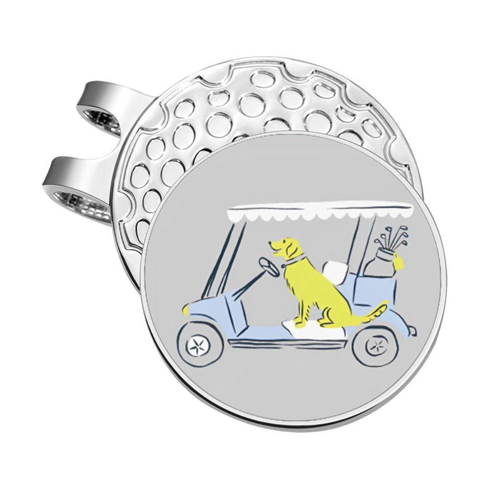 Magnetic Golf Hat Clips Position Marker Golf Cap Clips Creative Golf Ball Marker  Golf Lover