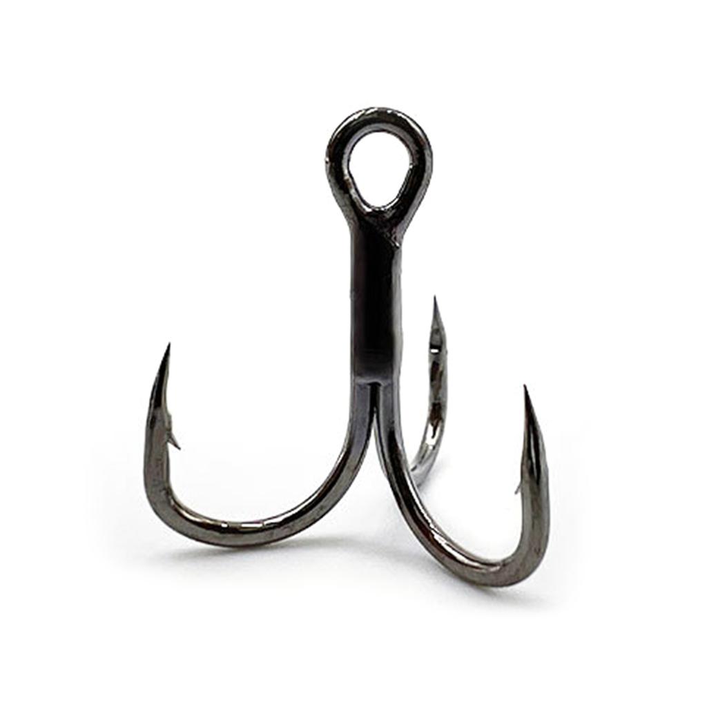 Professional Anglers High Carbon Steel Trebles Hook for Efficient Catching for Freshwaters and Saltwater Use