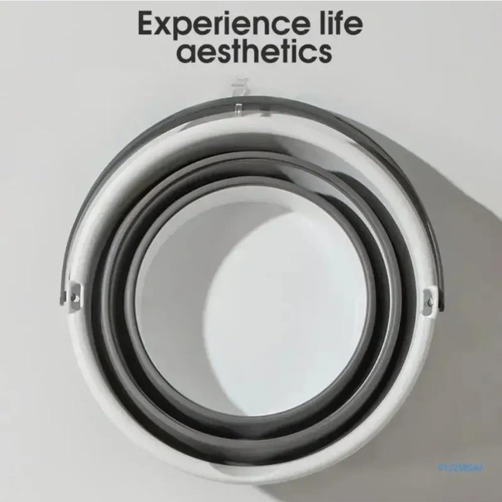 15/5/10L přenosné skládací vědro na vodu s rukojetí pro turistiku, kempování, venkovní rybolov, dropshipping