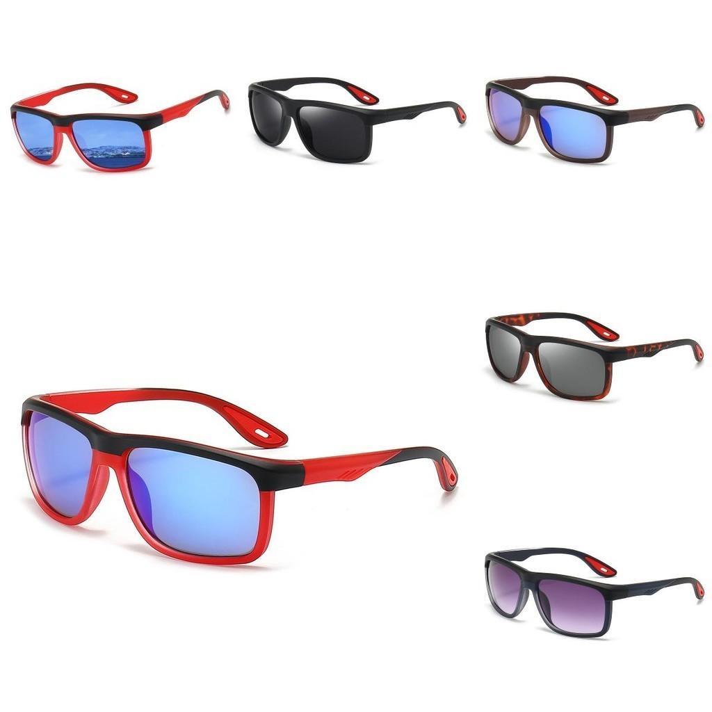 Unique Oval Design Frame Polarized Sunglasses  Summer Outdoor Sun Protection