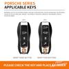 ABKF1 Car Smart Key Case Cover Shell For Porsche Panamera Spyder Carrera Macan Boxster Cayman Cayenne 911 970 981 Keychain Accessories