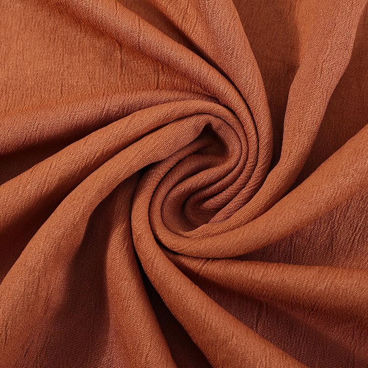 Spring/Summer Pleated Solid Color Long Scarf - Breathable, Micro-Elastic, Natural Wrinkle Women's Head Wrap/Shawl