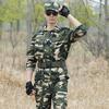Mens Camo Tactical Uniform Set Quick-Dry Breathable Workwear Military Training Outdoor Hiking Camping