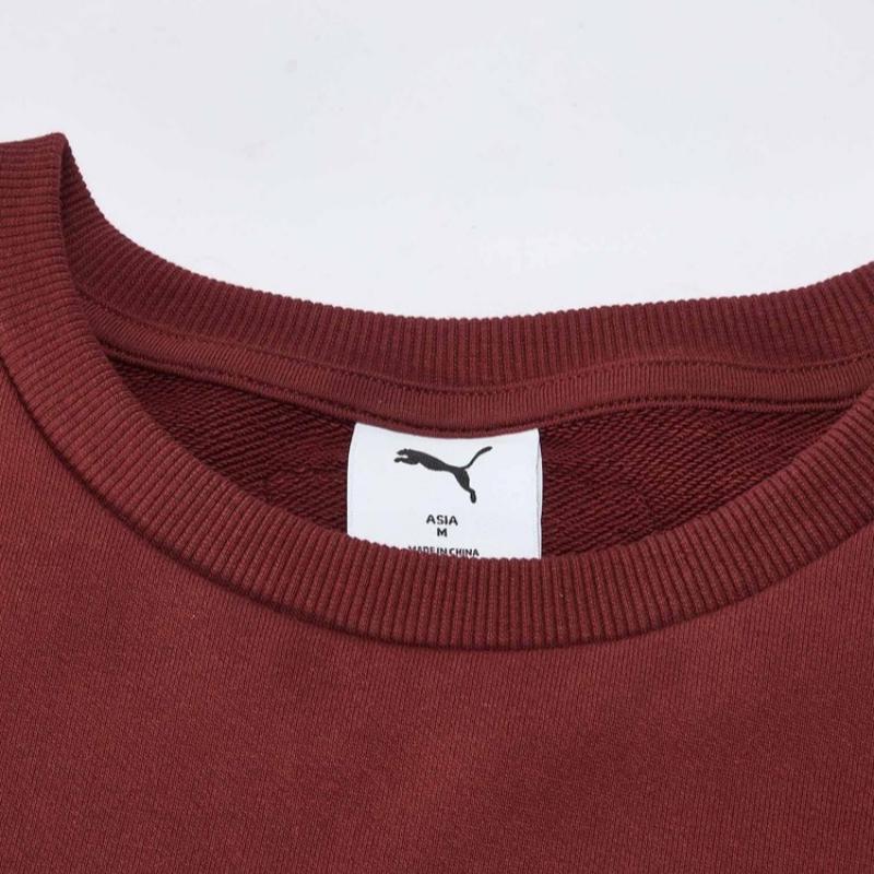 Puma Fw25 Race Ahead Crew Terry Cny Year Of The Horse Limited Edition Knitted Round Neck Sweatshirt Unisex sweatshirt 636033-28