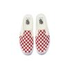 Vans Slip-on Low-Top Skateboard Shoes Unisex Red And White Plaid Vans VN0004KTTLF1