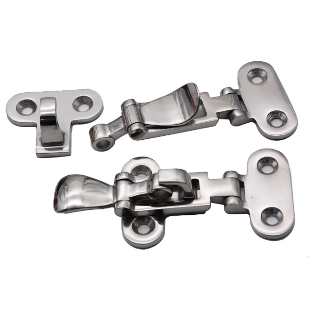 Marine Grade Deck Lock Down Clamp Stainless Steel Marine Hardware  Laundry Chute Gate