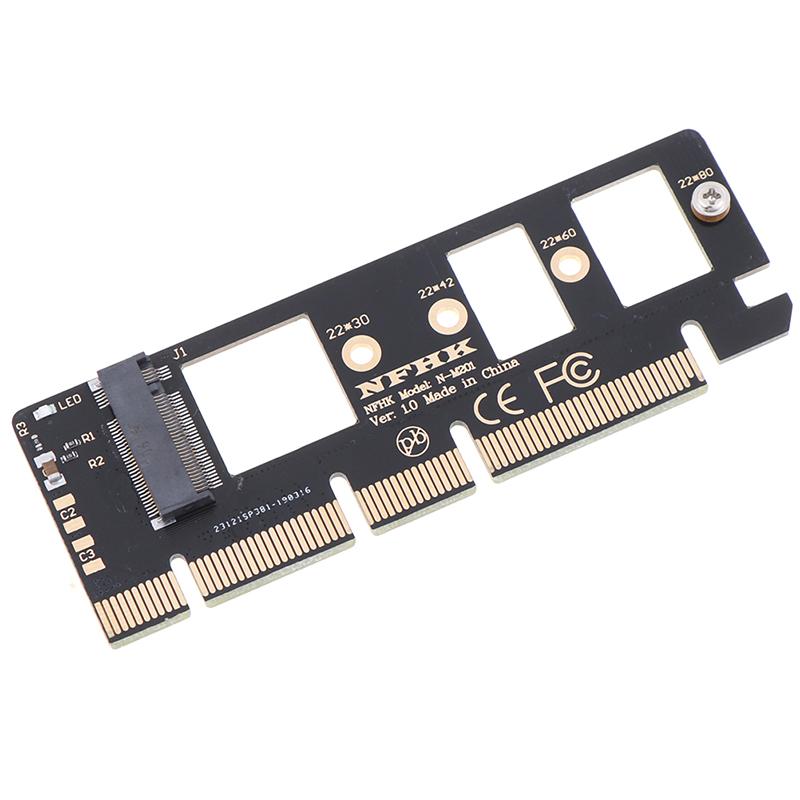 1*Nvme M.2 Ngff Ssd To Pci-E Pci Express 3.0 16X X4 Adapter Riser Card Converte